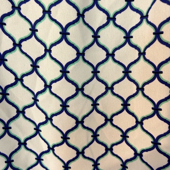 Tommy Hilfiger button up with tie in the front blouse. Size Small - Picture 6 of 6